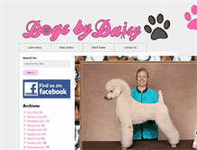 Tablet Screenshot of dogsbydaisy.com